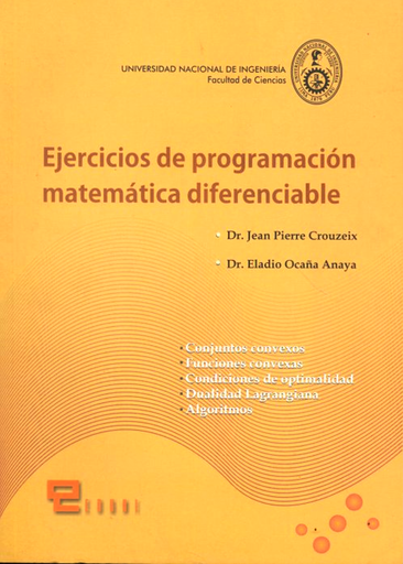 EJERCICIOS DE PROGRAMACIÓN MATEMÁTICA DIFERENCIABLE